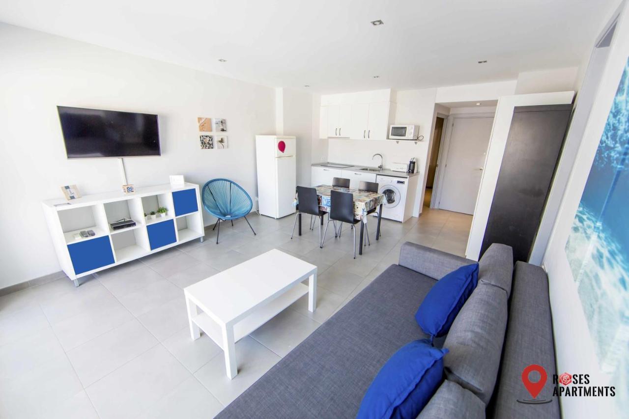 Roses Apartments Ocean 2 Habitaciones Vista Mar Lateral Esterno foto