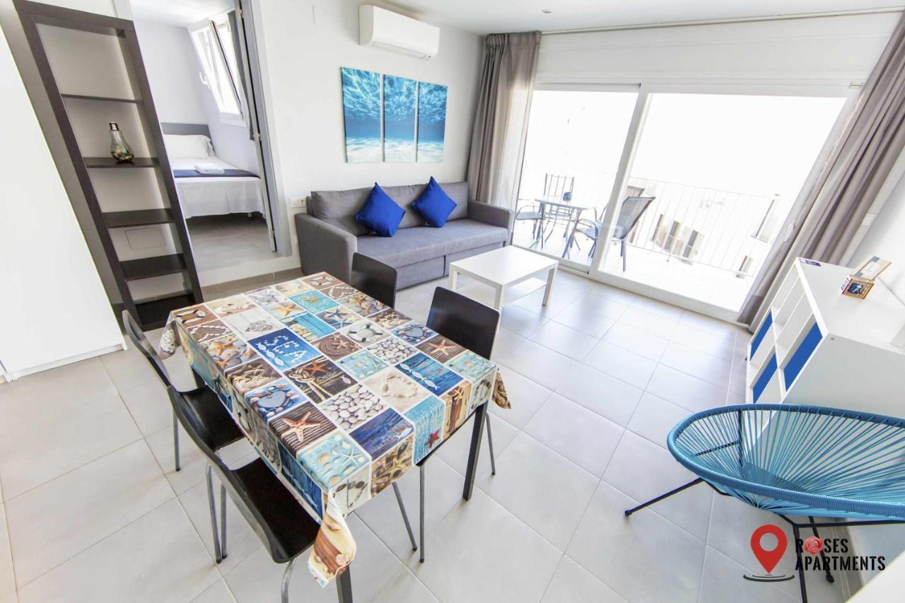 Roses Apartments Ocean 2 Habitaciones Vista Mar Lateral Esterno foto
