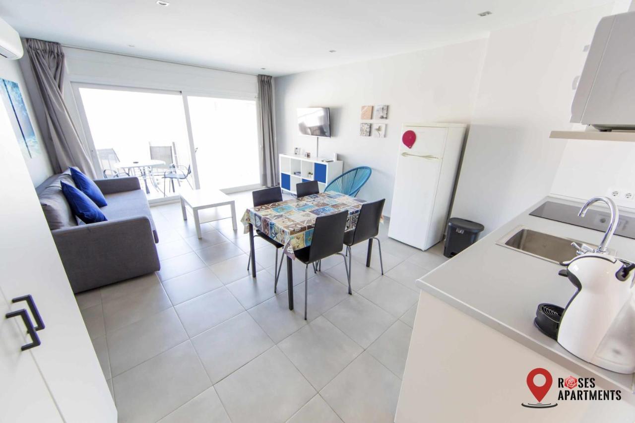 Roses Apartments Ocean 2 Habitaciones Vista Mar Lateral Esterno foto